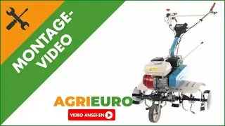 Montagevideo Motorhacke AGT 6500 mit Motor Honda GX200 196ccm - 2 Vorw&auml;rtsg&auml;nge + 1 R&uuml;ckw&auml;rtsgang
