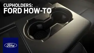 Cupholders for 40/20/40 Seat Configuration | Ford How-To | Ford