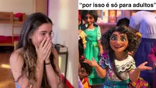 BRASILEIRA REAGE A MÚSICAS DA DISNEY 2 … portugal vs brasil
