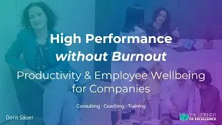High Performance Without Burnout | Sustainable Productivity & Workplace Wellbeing for Companies