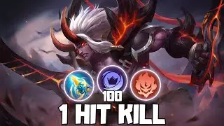 1 HIT 1 KILL!!! MARTIS ZILONG 100 SHADOW CELL!!! MAGIC CHESS GO GO INDONESIA
