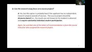Goldwater Research Essay