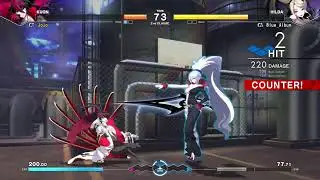 Slowly learning Kuon all over again in a ranked match ! UNDER NIGHT IN BIRTH II Sys Celes