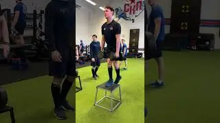 Жим одной ногой на боксе / one leg box press