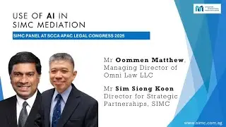 Use of AI in SIMC Mediation