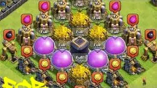 Clash of Clans | TH10 GiWi Giants & Wizards TH10 vs TH10 1.32mil 5600DE loot raid pt3 DE farm
