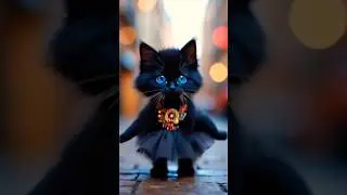 Cuddly cute kitten dance #Macarena