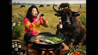 Bro said: cooking with my best friend 🔥&rdquo;A hilarious surreal viral scene of a young man cooking food 