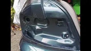 Mitsubishi Galant boot rust repair quick version