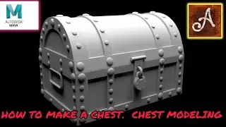 AUTODESK MAYA , HOW TO MAKE A CHEST ,  CHEST MODELING