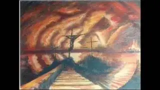 Romano Amodeo in un breve saggio della sua opera in pittura.wmv