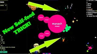 Agma.io SELF-FEED SAVAGE Moments + NEW TRICK!