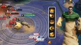 Hero Ability Showcase : SandMan | Marvel Super War