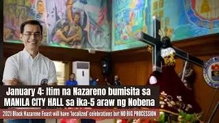 BLACK NAZARENE VISIT MANILA CITY HALL | 5TH DAY OF NOVENA