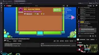Geometry dash Playing Cycles and making layout day 4