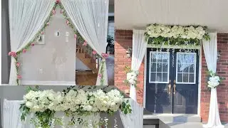Main door decoration idea for wedding/  How to decorate door entrance / wedding gate
