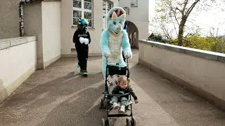 Easter in Berlin 🐰 Puschel's Big Easter Fursuit Walk for Furries, Fursuiters, and Furs 🌸✨