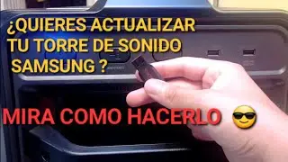 Como Actualizar Torre de sonido Samsung MX-T40 MX-T50 MX-T70 MX-ST40B  MX-ST50B
