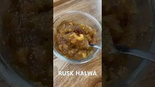 Festival Special Sweet Rusk Halwa #foodboosterasmr