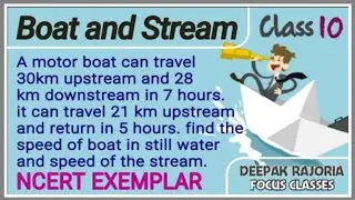 A motor boat can travel 30km upstream and 28 km downstream in 7 hours. it can travel 21 km upstream