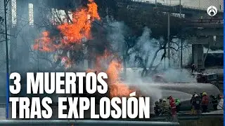 Confirman 3 muertos y 70 lesionados por explosi&oacute;n de pipa en Iztapalapa, informa Clara Brugada