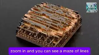 The manufacturing principle of chips, 3D animation shows the complete process from sand to chip