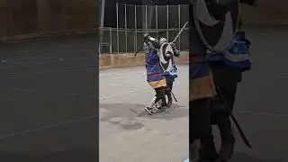 SCA Combat - Little Fake that Tadgh walked into.