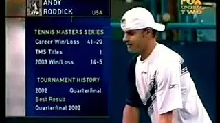 ATP 2003 Cincinnati Blake vs Roddick
