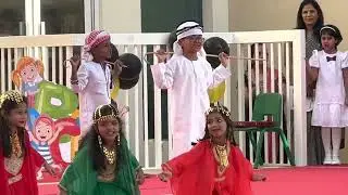 Andrea’s Kindergarten Graduation Day-Arabic Dance @AmbassadorSchoolSharjah