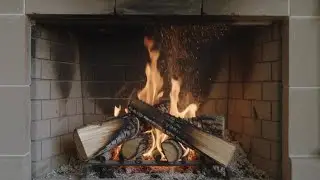 Relaxing Fireplace 🔥 Static Camera | Cozy Fire Loop | HD Ambient Fireplace Video m&uuml;kemmel ş&ouml;mine 