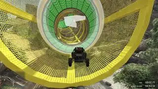Setting world record on stunt race Canyon fodder