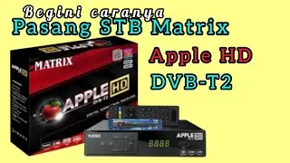 Begini Cara Pasang Set Top Box Matrix Apple HD DVB-T2