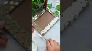 Mirror mosaic art photo frame #shorts