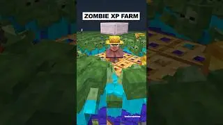 Minecraft Zombie XP Farm #shorts