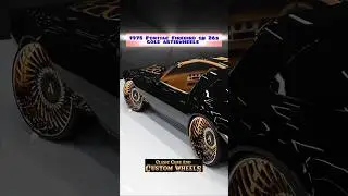 1978 Pontiac Firebird on 26s 24k gold artiswheels #automobile #classicars #firebird #youtubrshorts