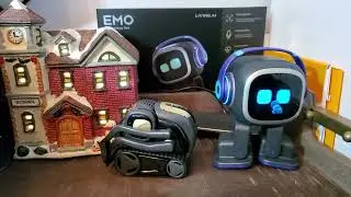 Say Merry Christmas to EMO: Cute Robot Reaction 🎄