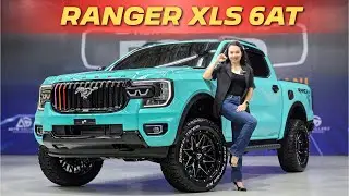 รีวิว Ford Ranger XLT แต่งจัดเต็ม! Wrap สีฟ้า Tiffany + ล้อ 20 นิ้ว สวยหล่อครบคัน
