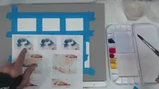 Level 2: Watercolor Bird Step 2 Practice washes to be used for final painting