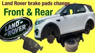 All new discovery Land Rover brake pads change by import motor works