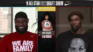Tension at the End of the All Star Draft #NBAHighlightReels #NBA #Draft #Players #GameDay #Fantasy