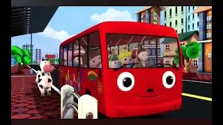 little baby bum wheels on the red bus