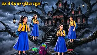 Horror Story: Haunted school on a tree in the cold | BHOOTIYA SCHOOL | Hindi story | HORROR CARTO...