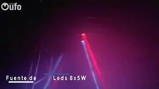 Mini spider beam LED 8x5W + Laser GH-80MK2 LM30 GCM Pro