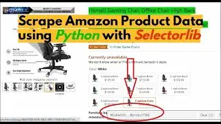 Scrape Amazon Product Data using Python with Selectorlib | Free Script Python