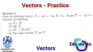 Vectors - Practice excersises