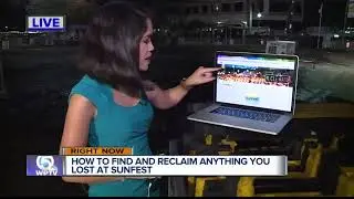 Find and reclaim lost items at SunFest