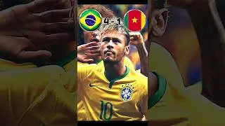 Brazil vs Cameroon World Cup 2014 😍 #viralshort #shorts #trendingshorts