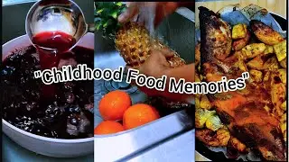 African Street Food Combo | Grilled Fish, Roasted Plantain & Potato + Hibiscus Drink Storytime