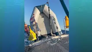 Dinghy-Transport with TenderConnect the better Davits