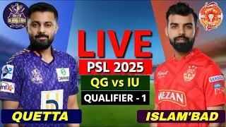 My BroadcastPSL Live: Islamabad vs Quetta, 1st Qualifier | IU vs QG Live | Scores & Commentary | QG